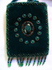 Emerald Green vertical w/ 14 pts. New Fringe